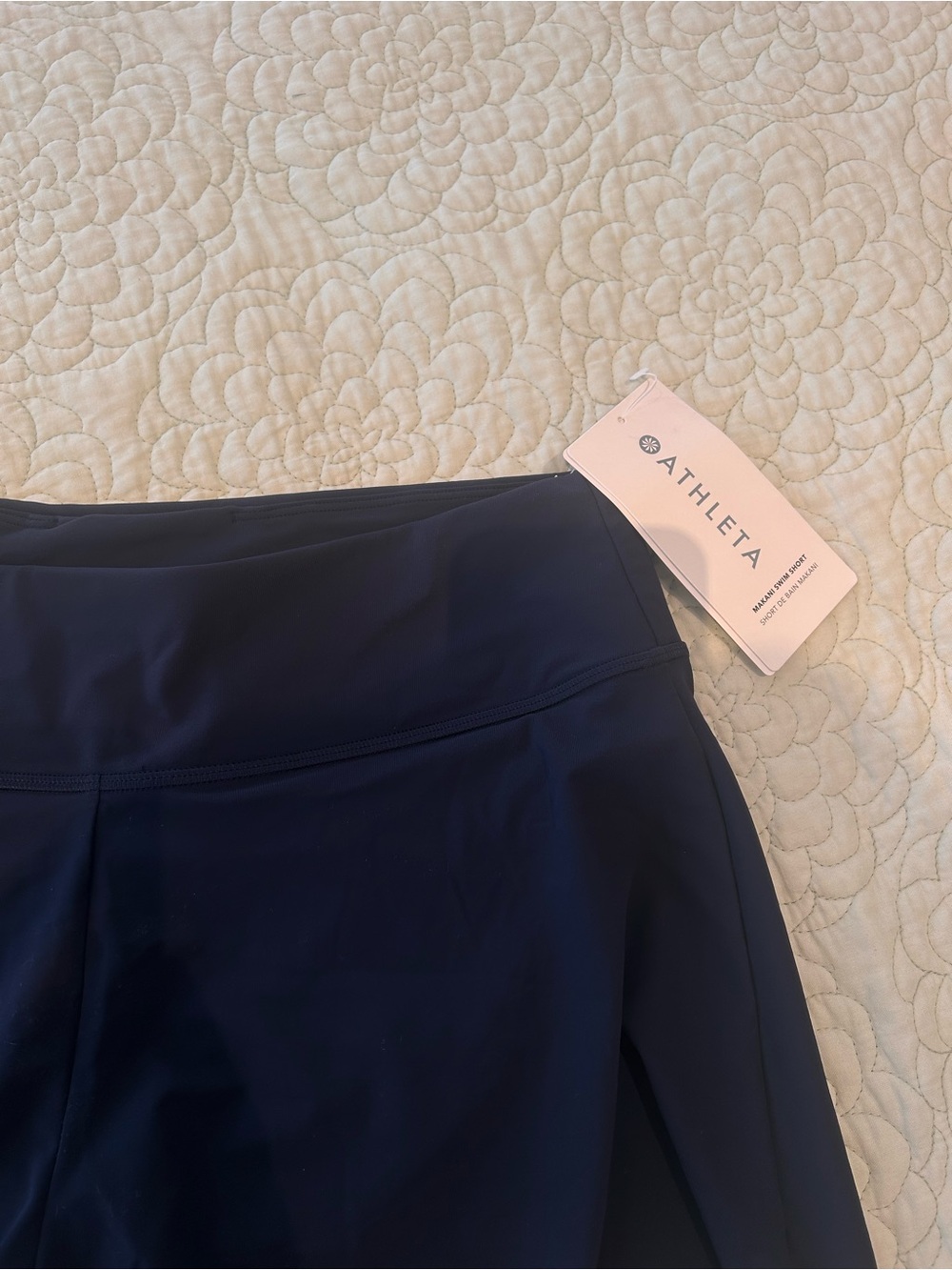 Athleta Navy Women's Swim Shorts - Picture 2 of 4